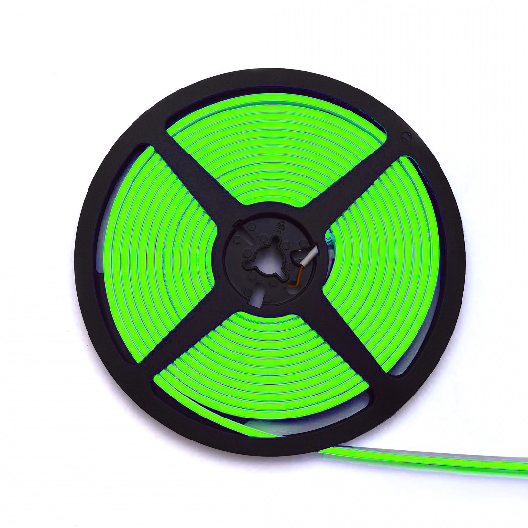 LED NEON - Groen - 4x10mm - 140 led/m - 24V - 5 meter LED NEON - Groen - 4x10mm - 140 led/m - 24V - 5 meter